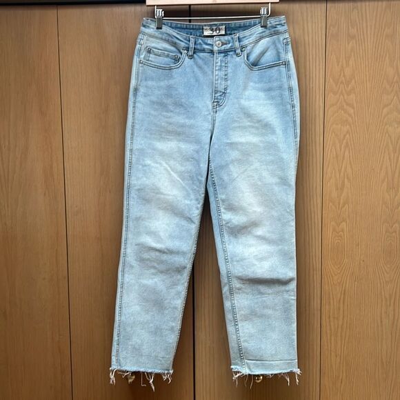 Free People High Rise Vintage Straight Jeans Size 30 - Picture 7 of 10